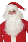 Santa Claus Beard and Wig Set