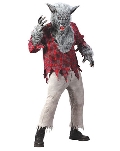 Silver and Grey Werewolf Costume