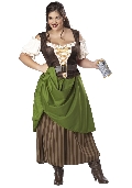 Tavern Maiden Plus Size Costume