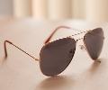 Top Gun Gold Frame Aviator Sunglasses