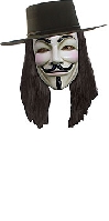 V for Vendetta Wig